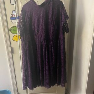 Mock neck torrid skater dress size 6